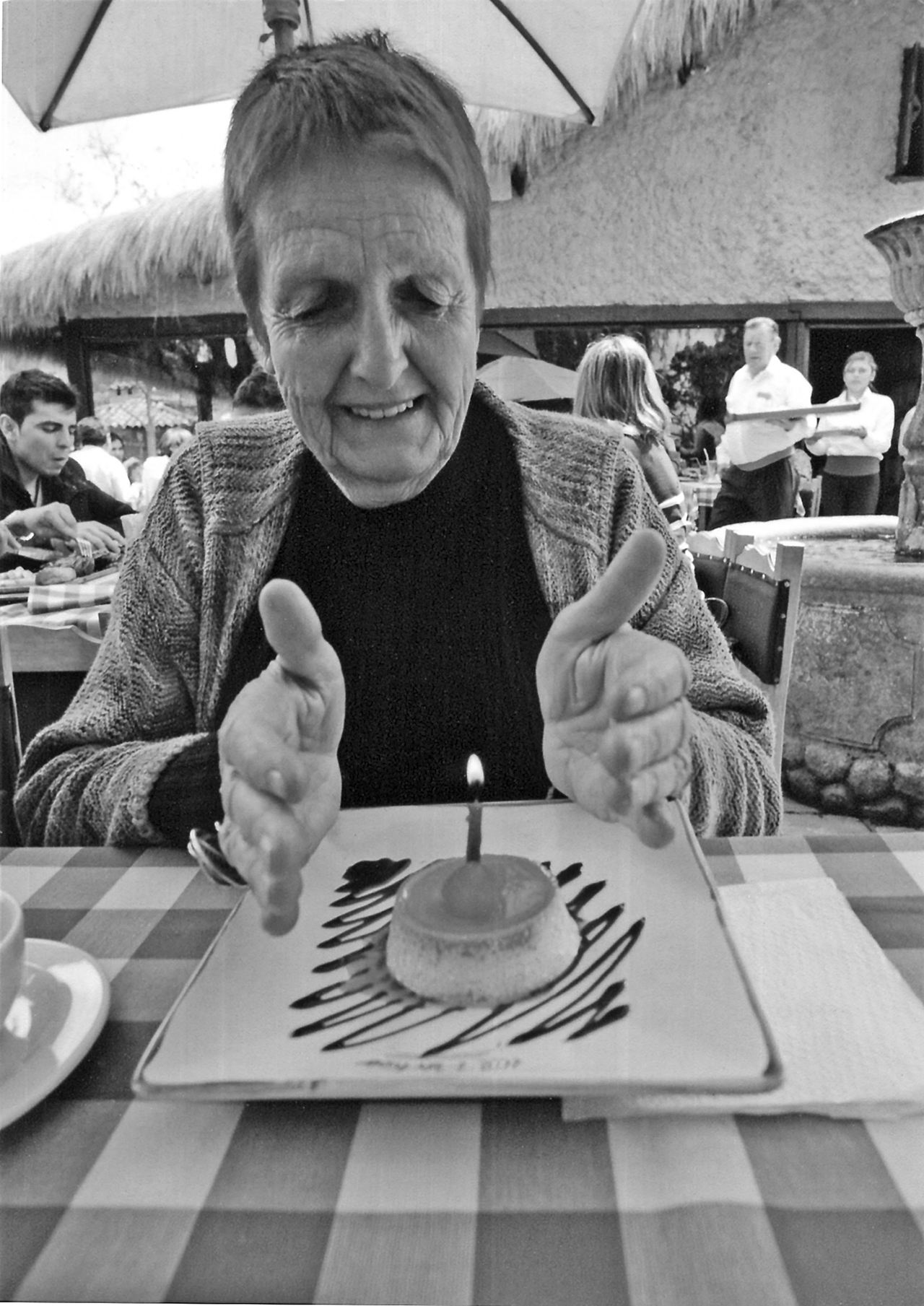 Angelika Helberger celebra su cumpleaños. Créditos: cortesía Marvan Szekely