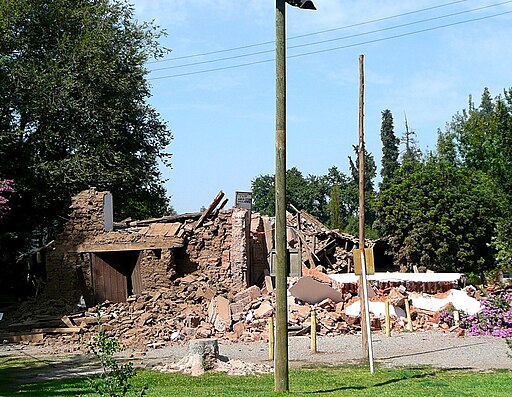 Imagen del terremoto en Chile