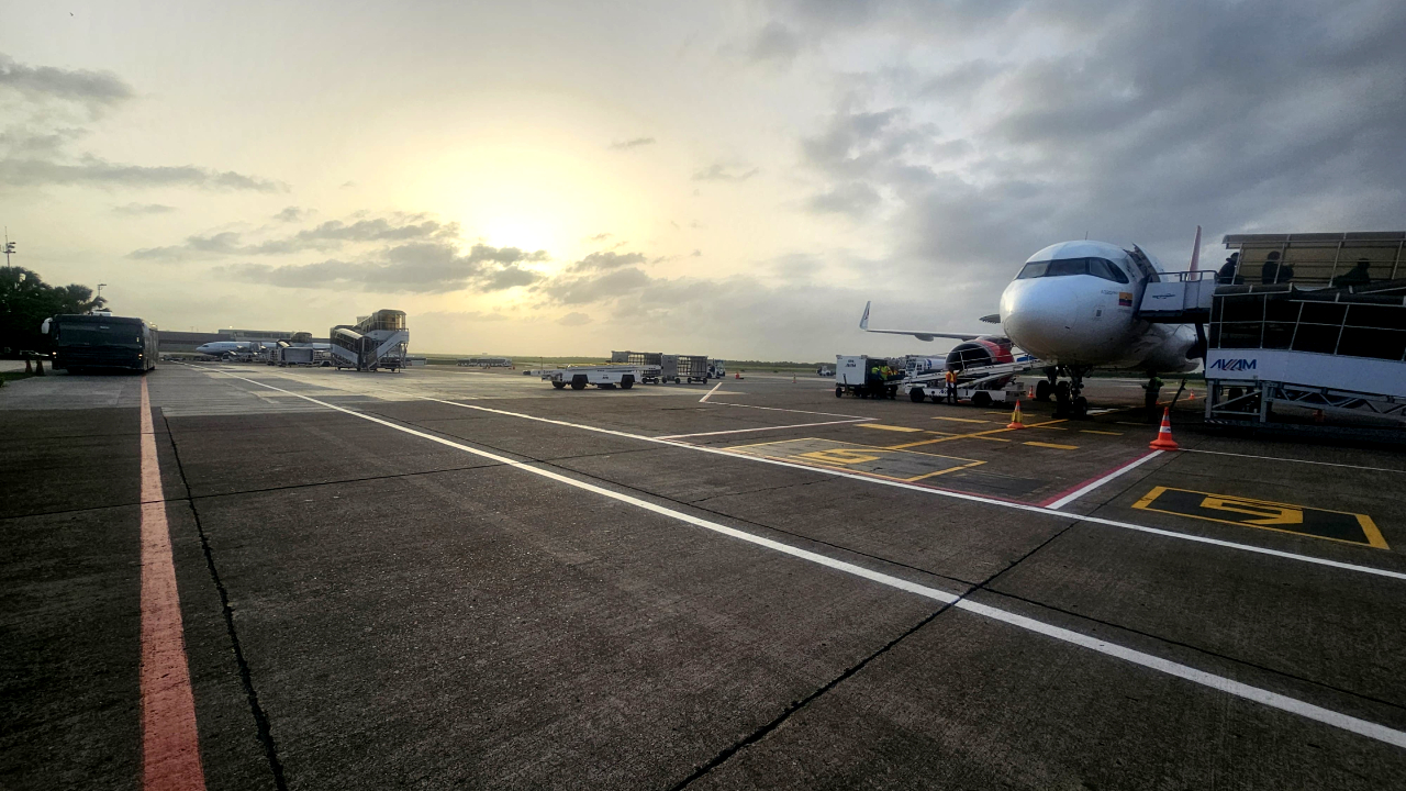 Avión de avianca en Punta cana