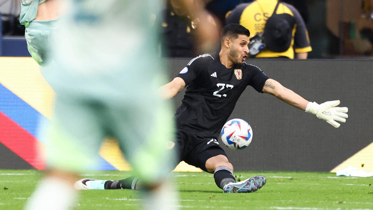 Ángel Romo, portero de la selección venezolana
