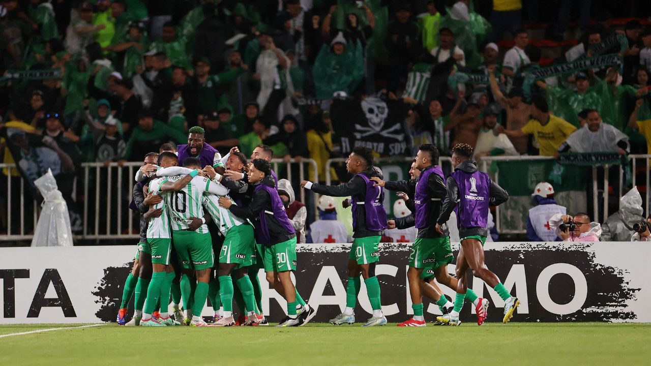 Atlético Nacional contra equipos brasileños