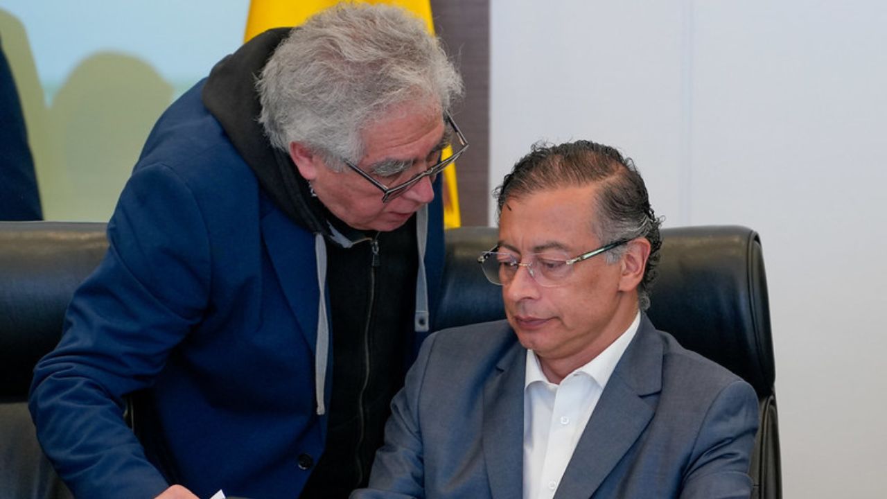 Augusto Rodríguez y presidente Petro