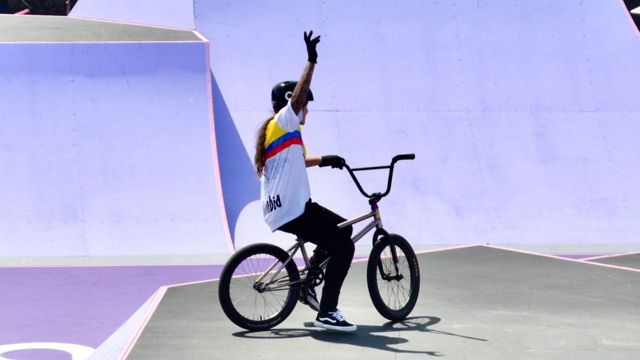 Clasificada a la final del BMX Freestyle