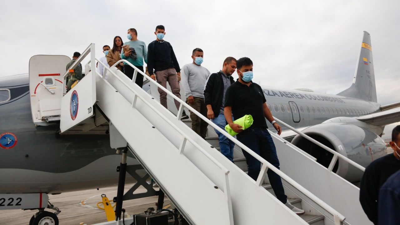 Colombianos deportados Estados Unidos