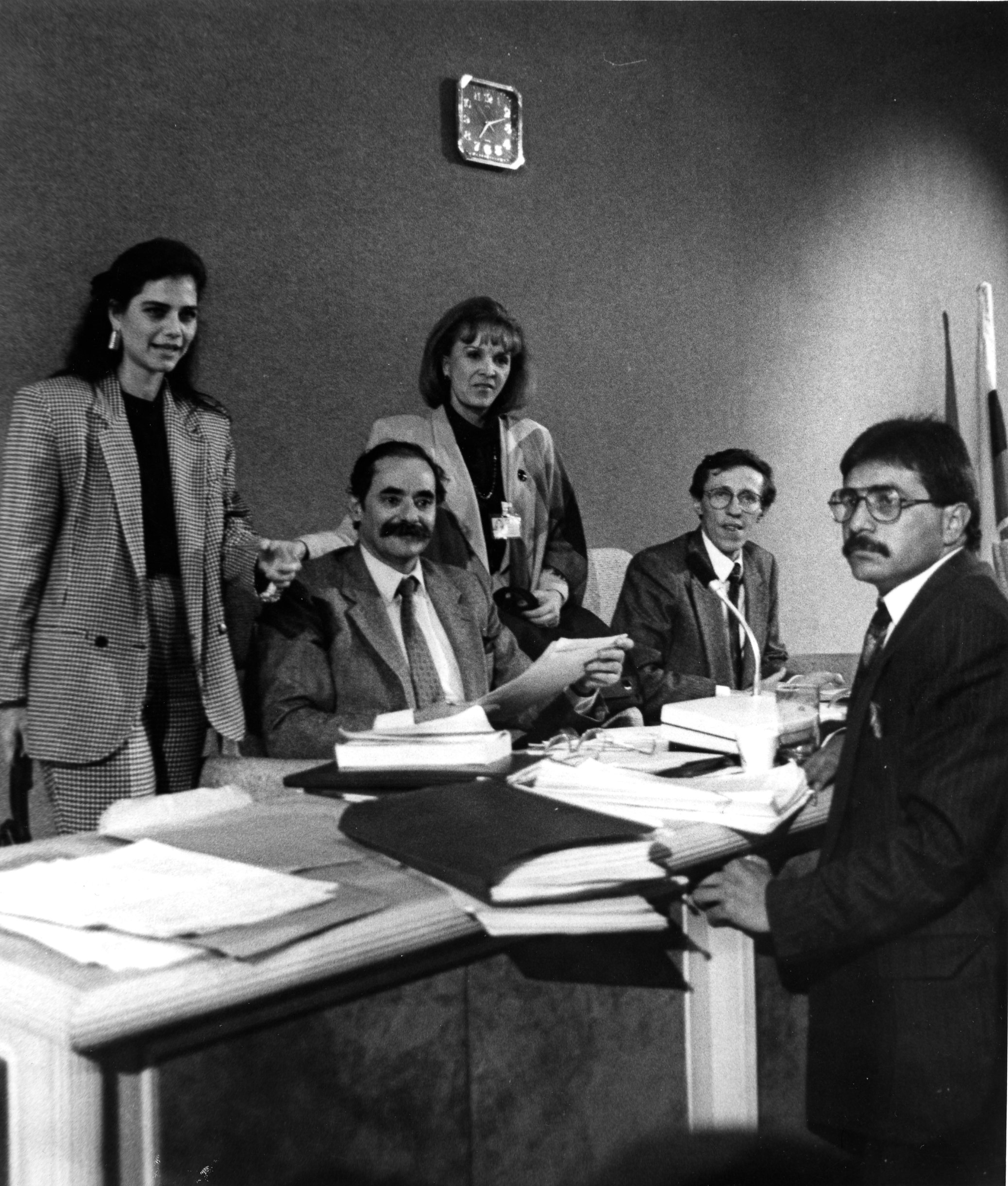 Instantes durante la Asamblea Nacional Constituyente de 1991.