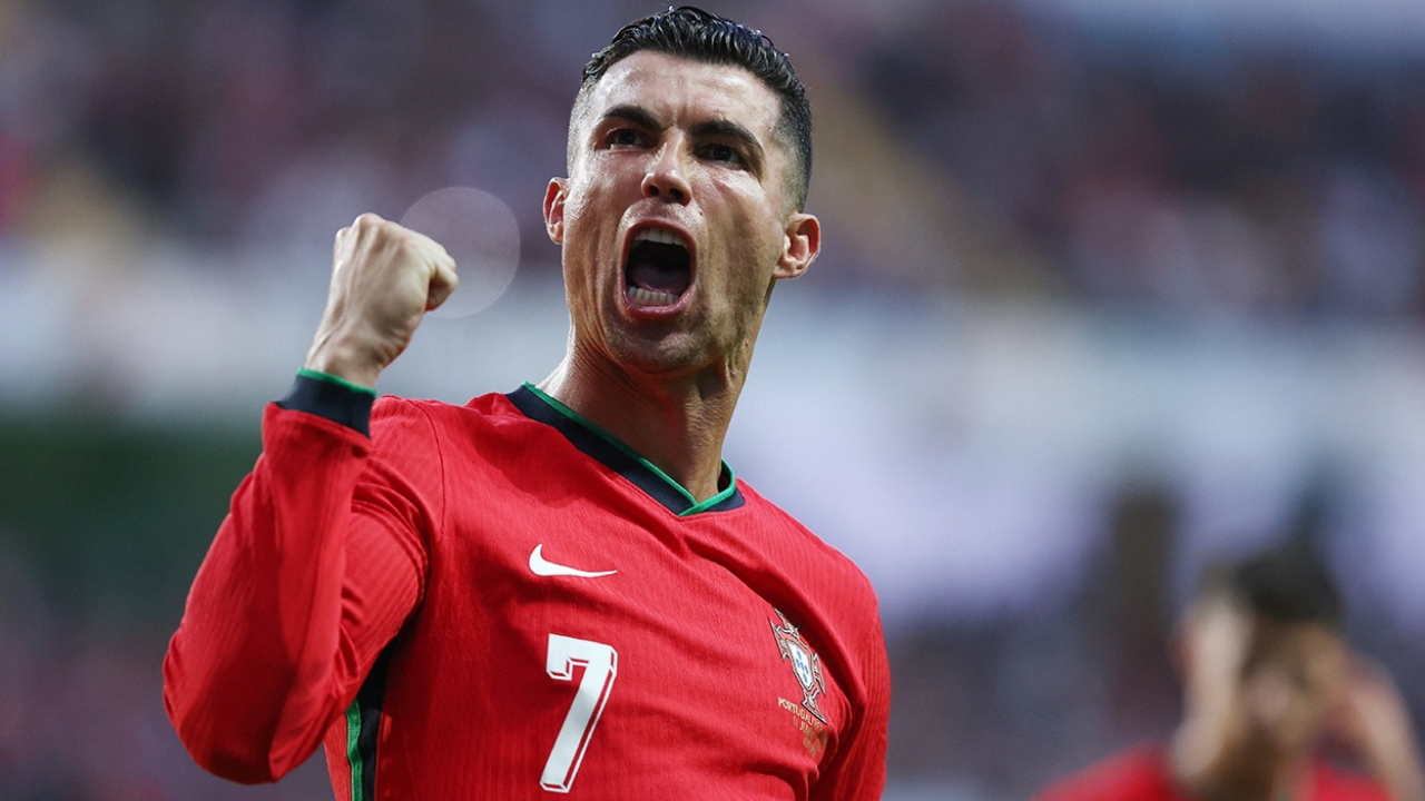 Cristiano Ronaldo celebra su gol