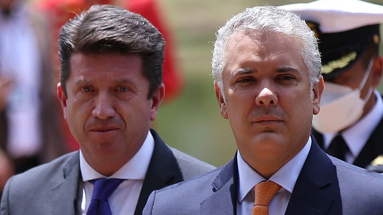 Diego Molano e Iván Duque