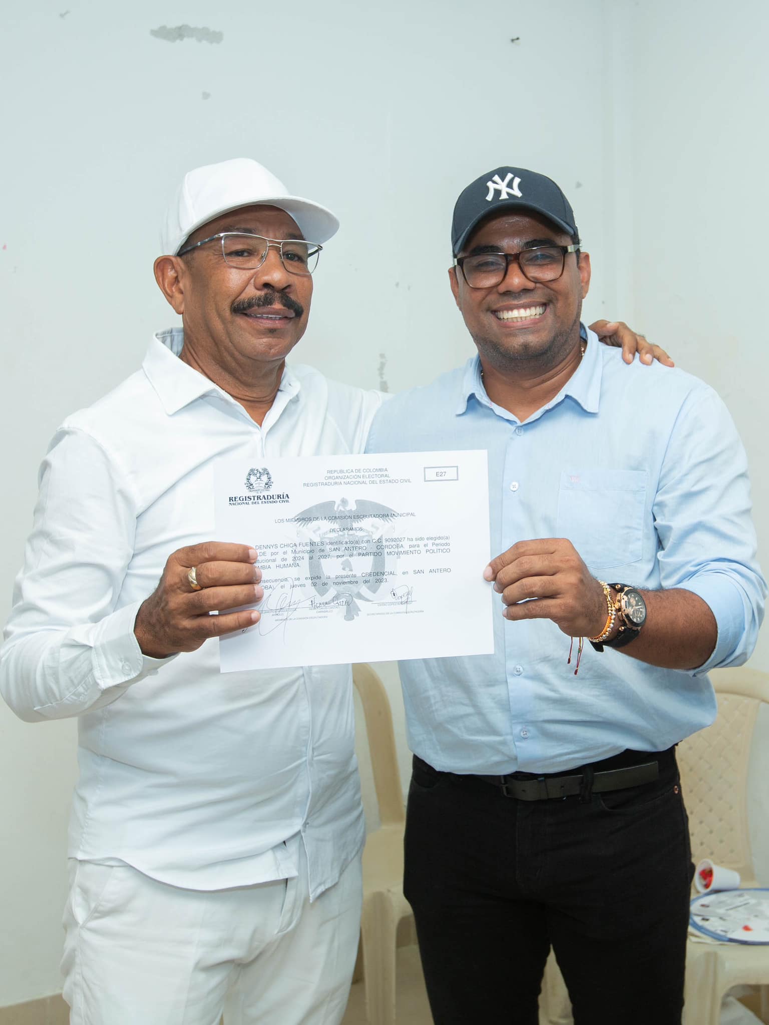 Edgardo Arrieta y Dennys Chica