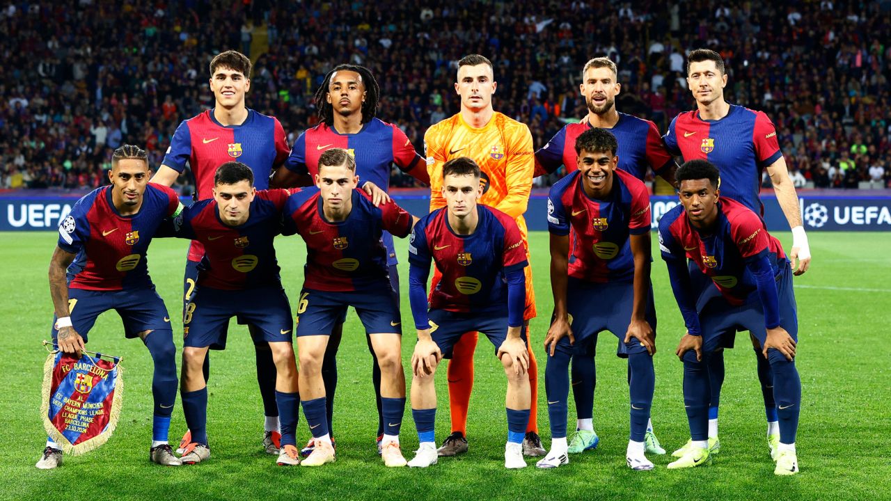 Formación titular del Barcelona