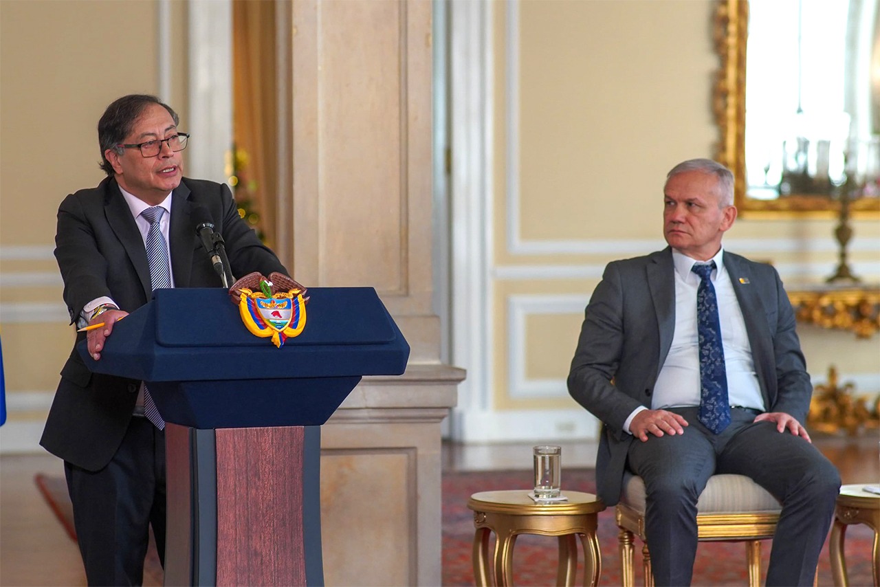 Gustavo Petro y Carlos Ramón González