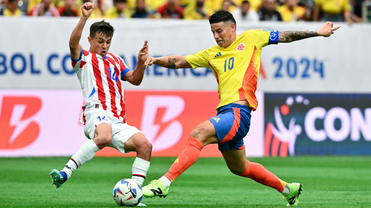James Rodríguez contra Paraguay