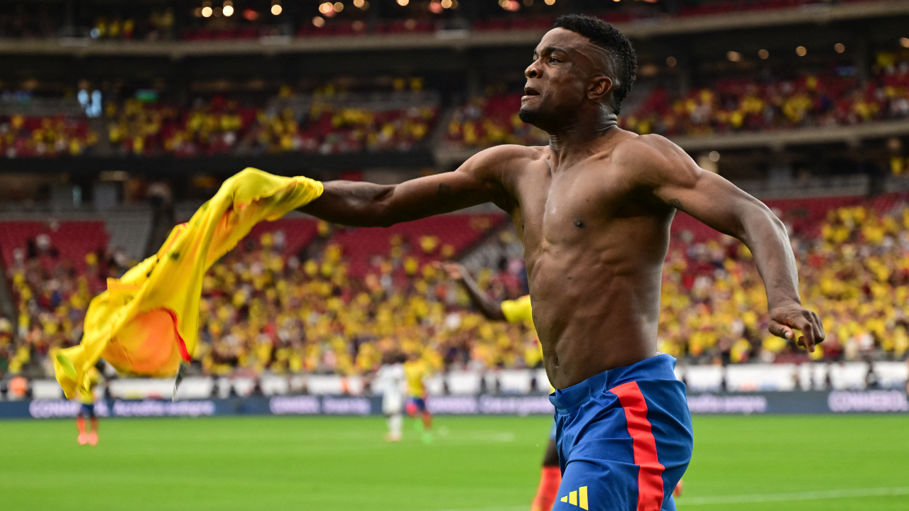 Jhon Córdoba, futbolista de la selección Colombia