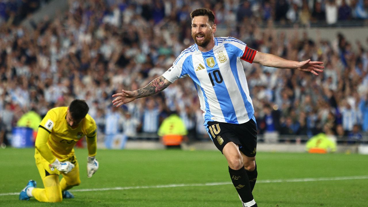 Lionel Messi contra Bolivia por eliminatorias