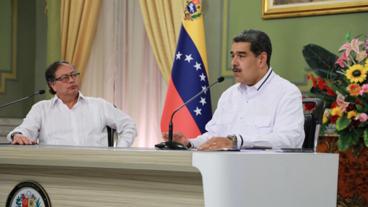 Maduro y Petro en Caracas