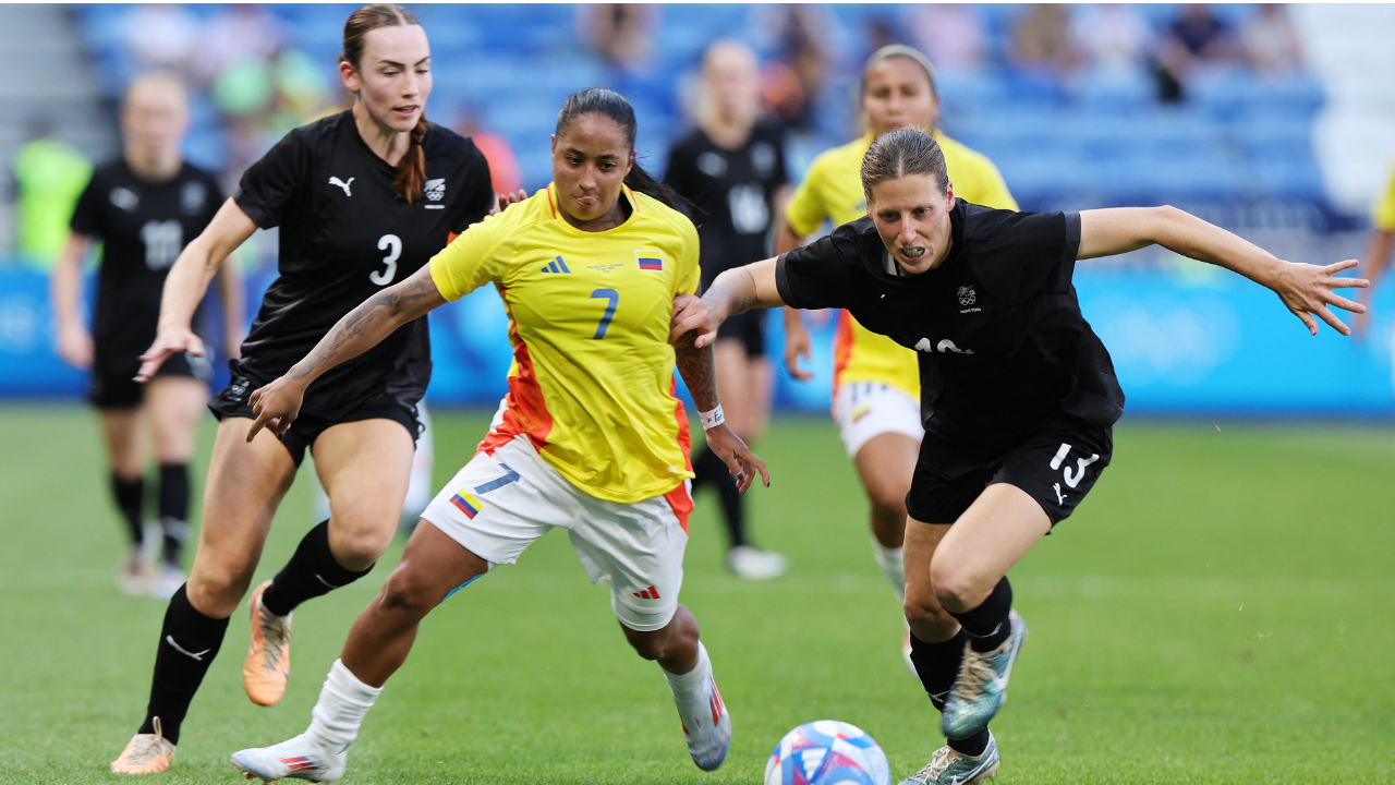 Manuela Pavi, futbolista de la selección femenina de Colombia