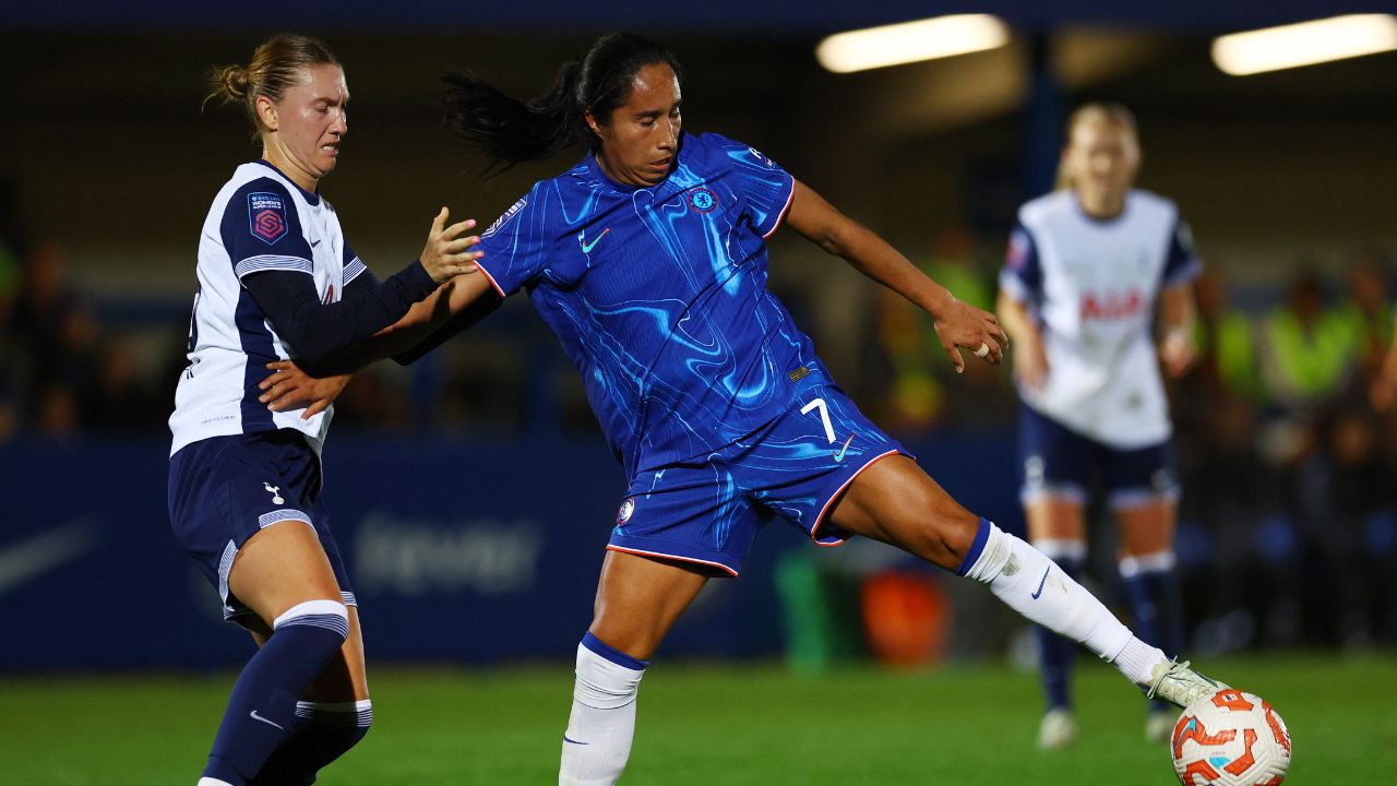 Mayra Ramírez en la liga inglesa femenina