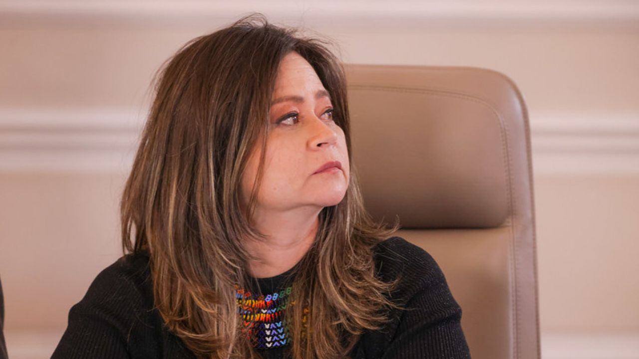 Ministra de transporte, María Fernanda Rojas