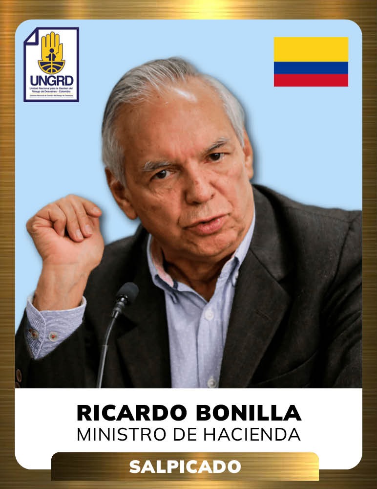 Ricardo Bonilla salpicado