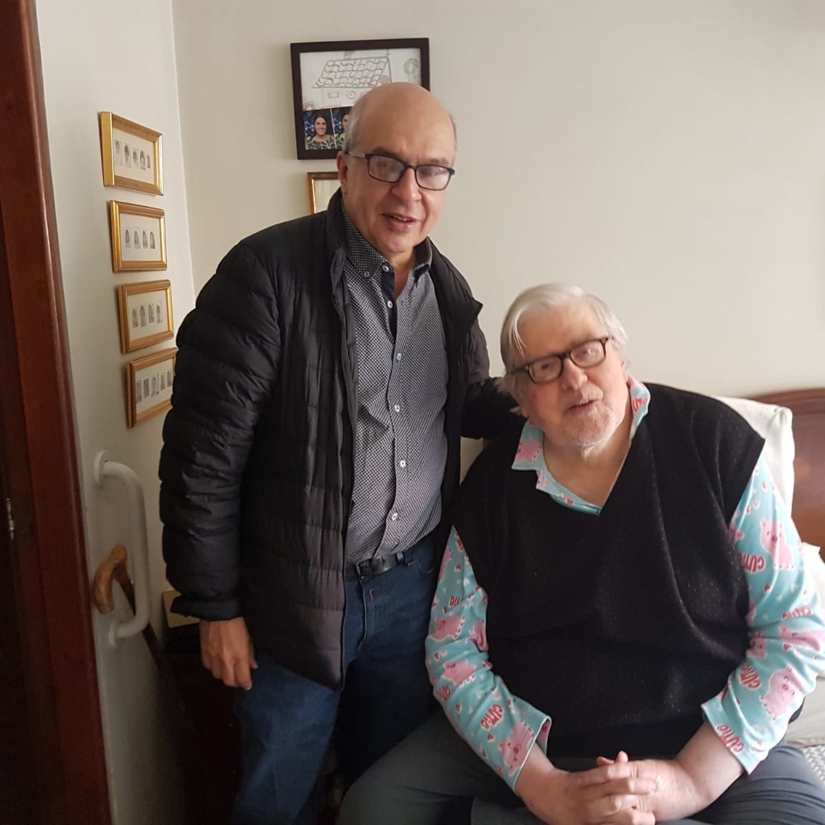 Sandro Romero Rey y Juan Gustavo Cobo Borda.