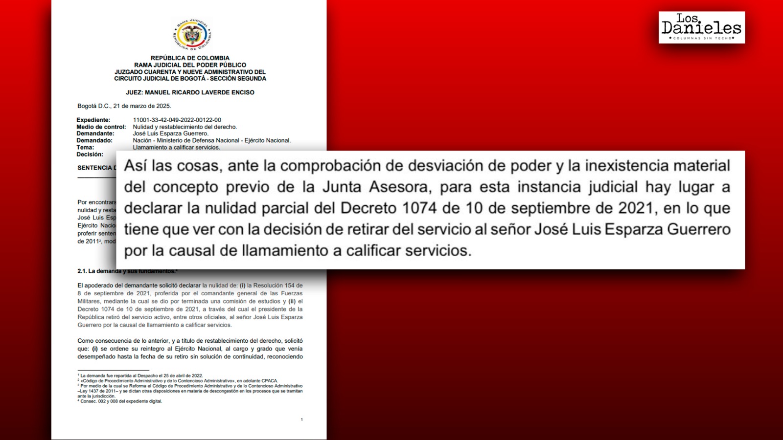 Imagen columna Daniel Coronell