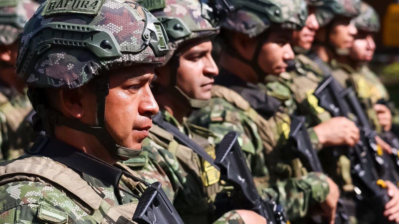 Tropas del Ejército en el Cauca