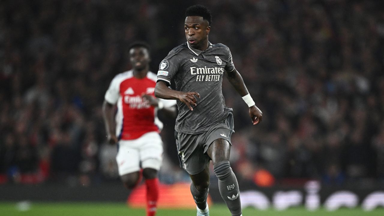 Vinicius contra Arsenal 