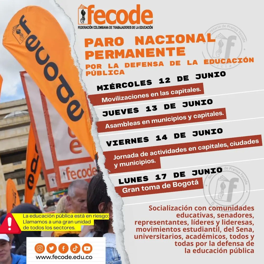 Cronograma Fecode