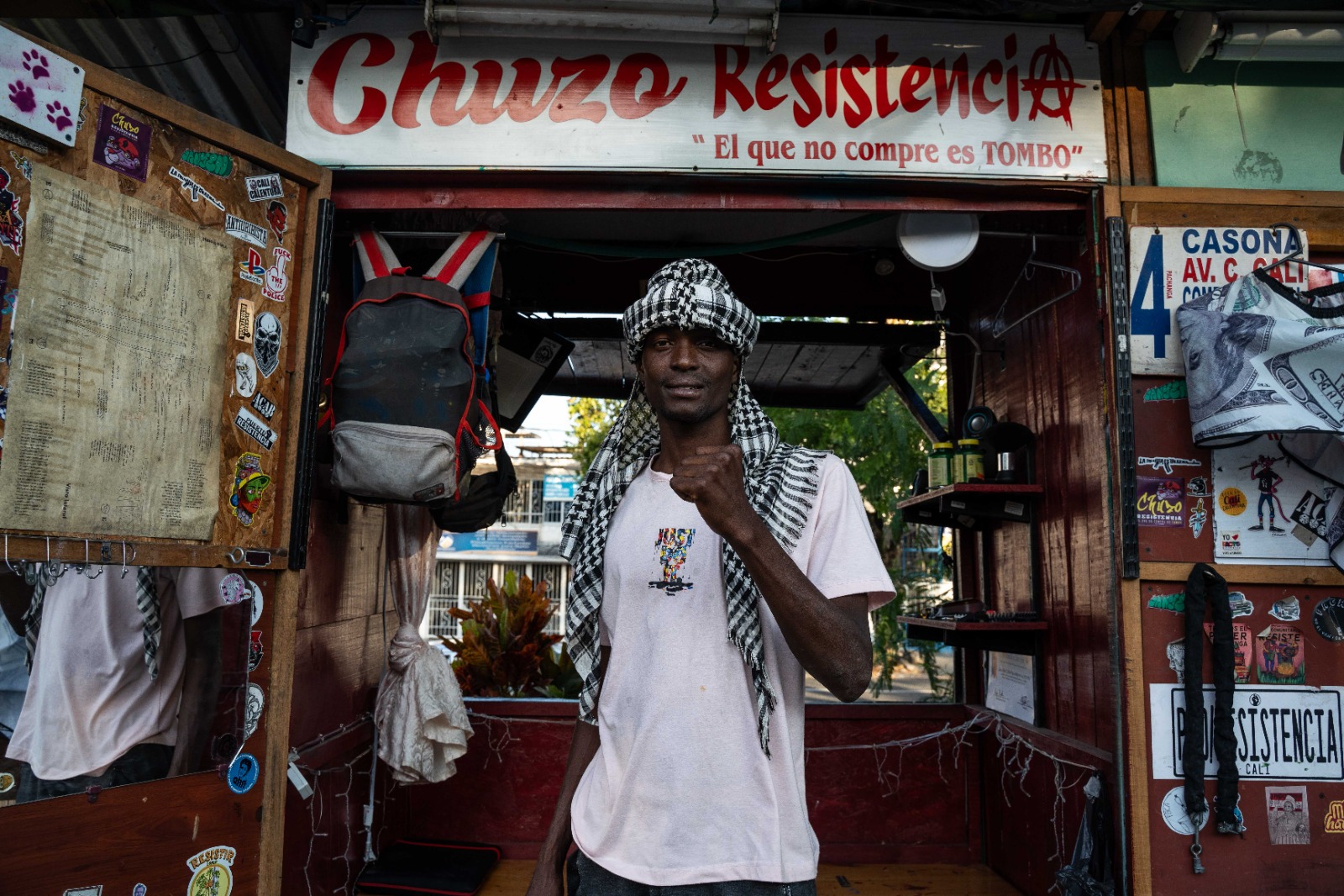 Yofren Ordóñez, desplazado.