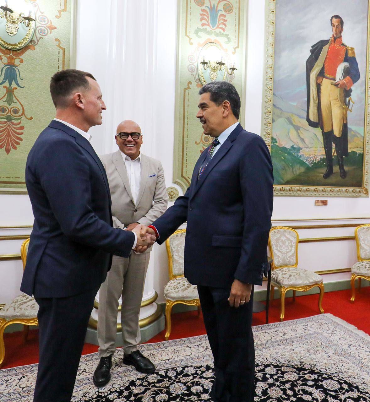 Maduro y Rick Grenell
