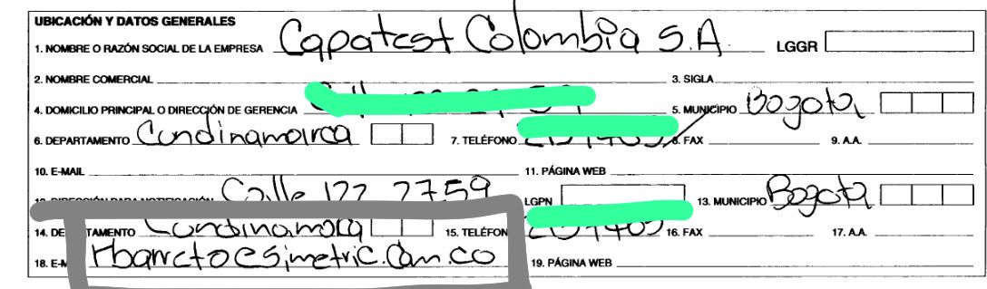 Correo Capatest