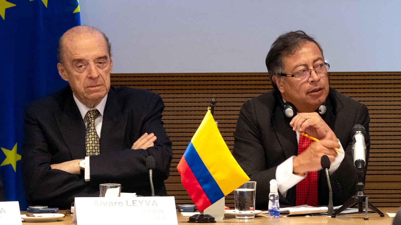 Álvaro Leyva y Gustavo Petro