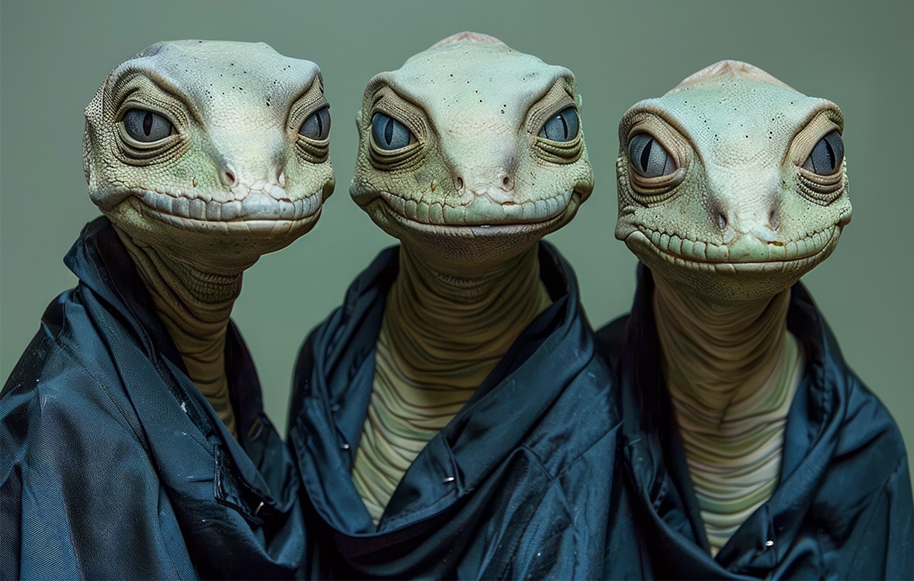 Los reptilianos, la raza depredadora que para los conspiradores mueven los hilos del mundo. Créditos: Freepik