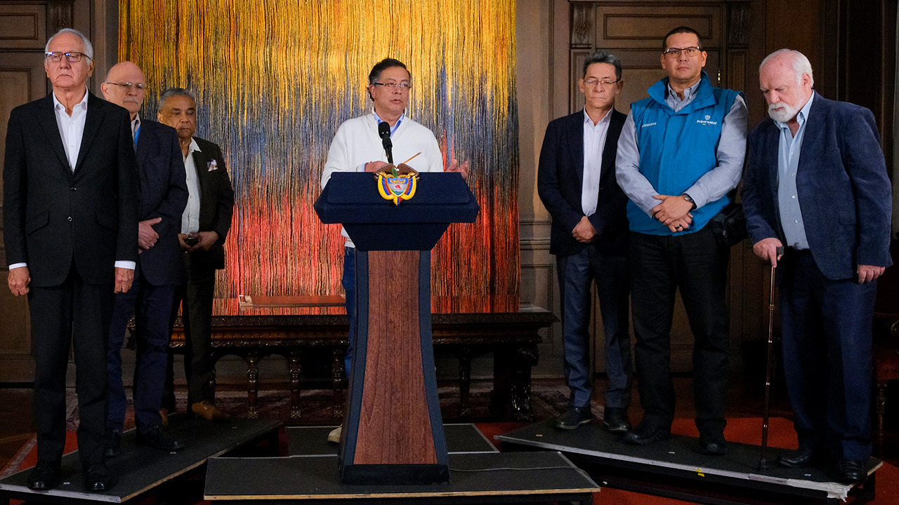 El presidente Gustavo Petro