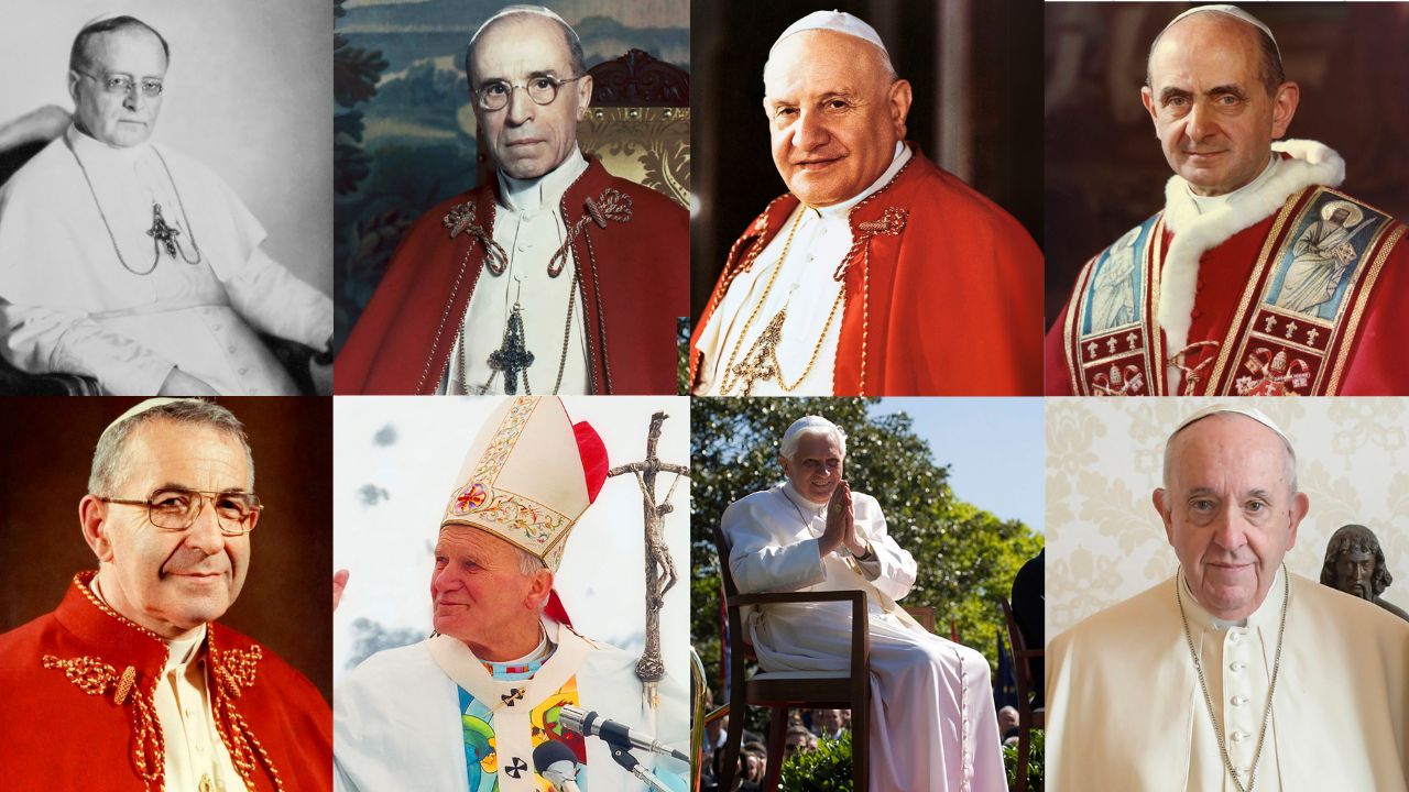 Listado de los papas que ha tenido la Iglesia católica en los últimos