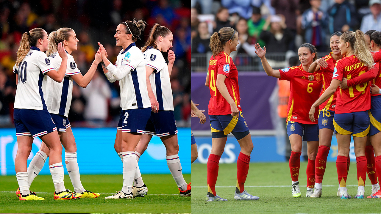 Inglaterra vs. España finalistas de la Eurocopa Femenina con más