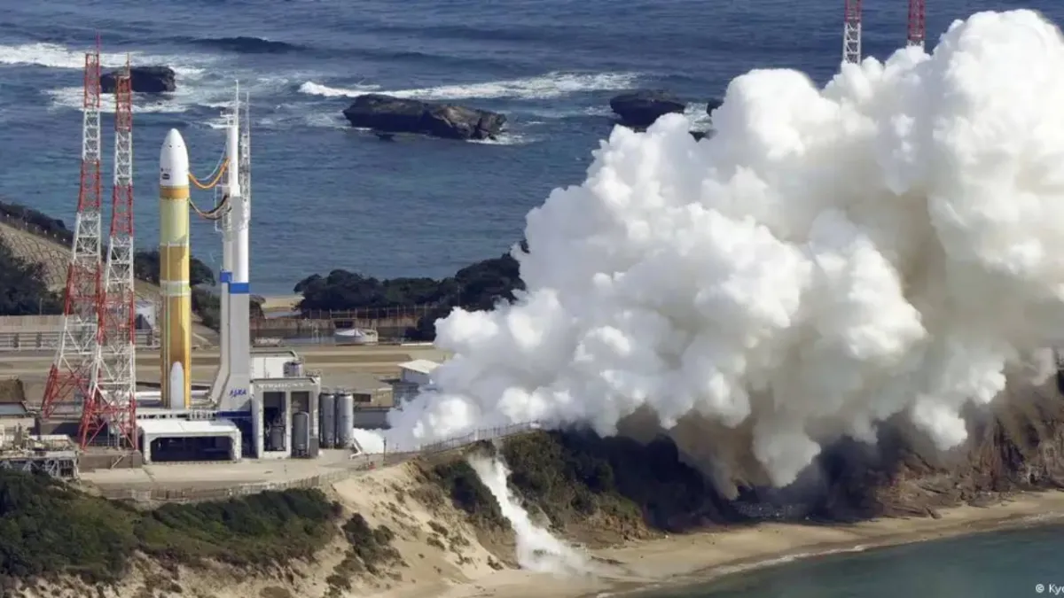 El motor de un cohete espacial japonés estalló en prueba