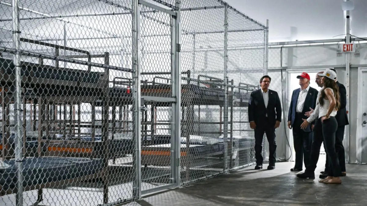 Migrante latino detenido en prisión Alligator Alcatraz denunció condiciones inhumanas desde Estados Unidos