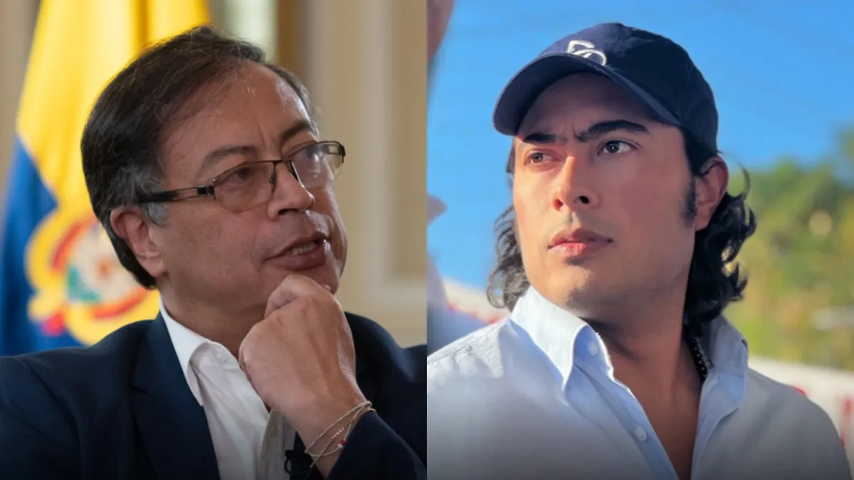 Nicolás Petro y el presidente Gustavo Petro responden a Vicky Dávila: “Un vil montaje” y “periodismo vagabundo”