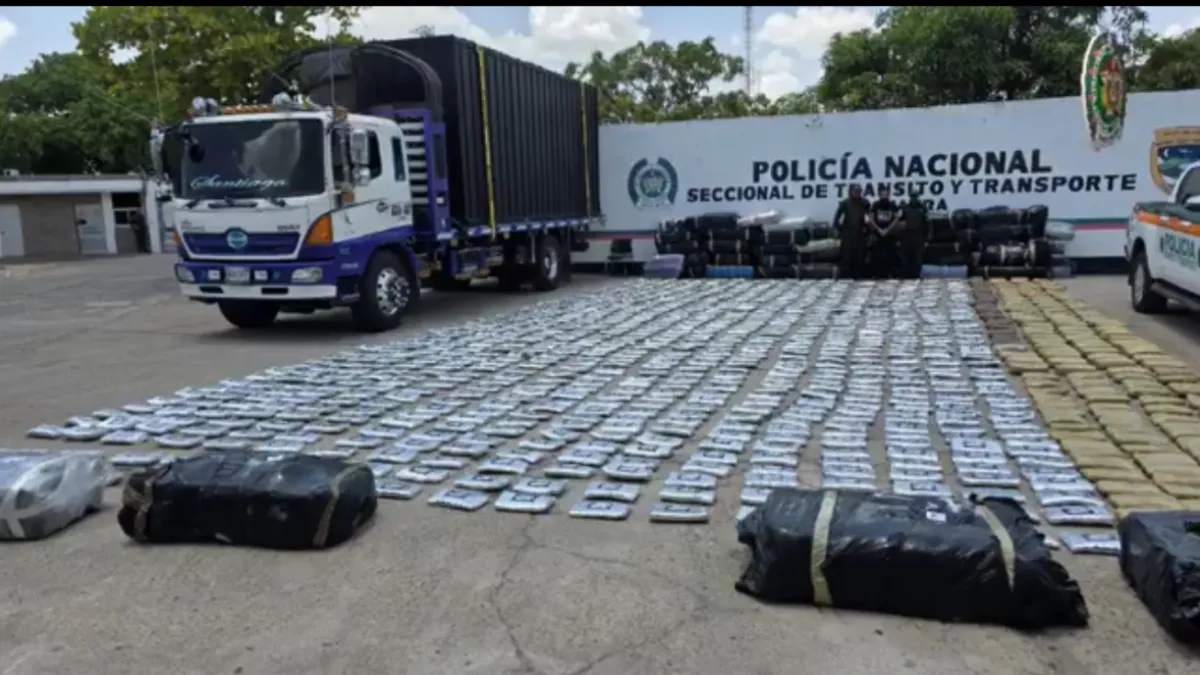 Golpe al narcotráfico en vías de La Guajira: incautan tonelada y media de marihuana