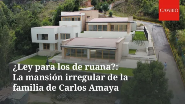 La mansión irregular de la familia de exgobernador de Boyacá Carlos Amaya en Paipa
