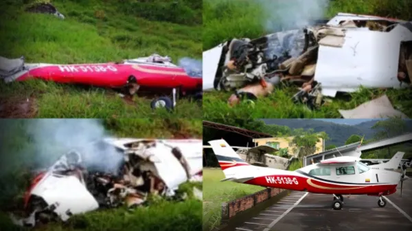 ¿De quién era la avioneta en la que se accidentaron miembros del Centro Democrático del Meta?