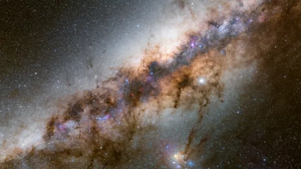 Telescopio James Webb captura el corazón de la Vía Láctea con detalles nunca antes vistos