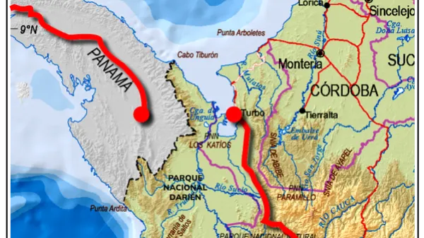 Revive el proyecto de destapar el Darién con una vía que complete la Panamericana