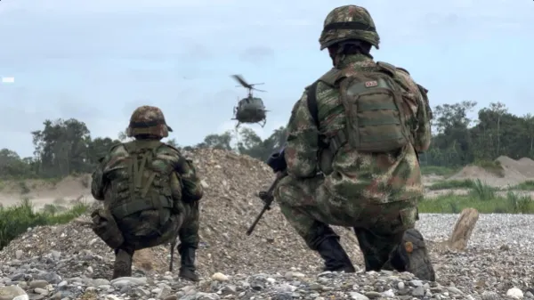 Así combatirán las Fuerzas Armadas la explotación ilícita de yacimientos mineros en Chocó