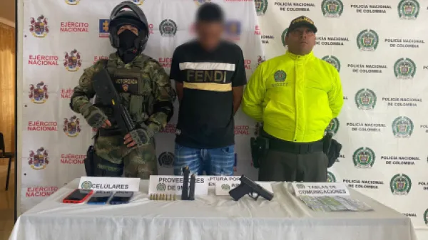 Tras las rejas alias Pantera, del Clan del Golfo, uno de los más buscados en Antioquia