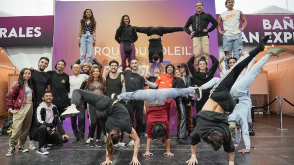 ¡Sueño cumplido! El emotivo encuentro entre el Circo del Sol y talentosos artistas locales de la práctica circense