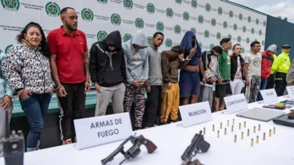 Capturan a 21 integrantes de la banda Génesis en Bogotá: la dirigían exmiembros de las Farc