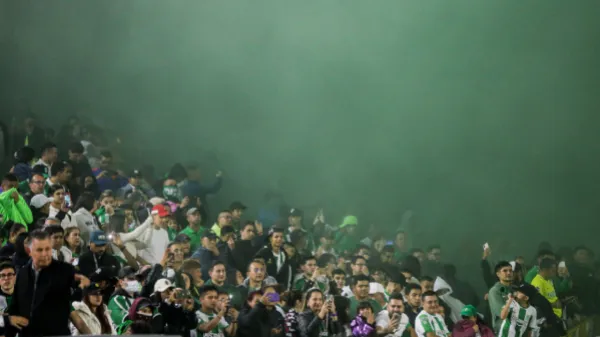 Se registraron desmanes en el partido entre Fortaleza y Nacional en El Campín