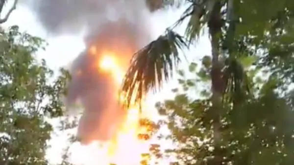 Se registra erupción del volcán de lodo San José Mulatos en Necoclí