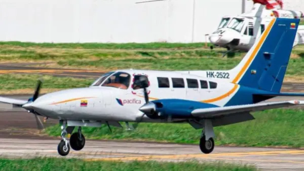 Así desapareció del radar la aeronave que se perdió en Urrao, Antioquia
